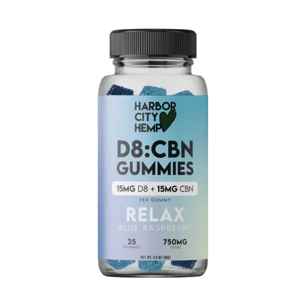 Harbor City Hemp D8:CBN (Relax) Gummies 25ct 750mg