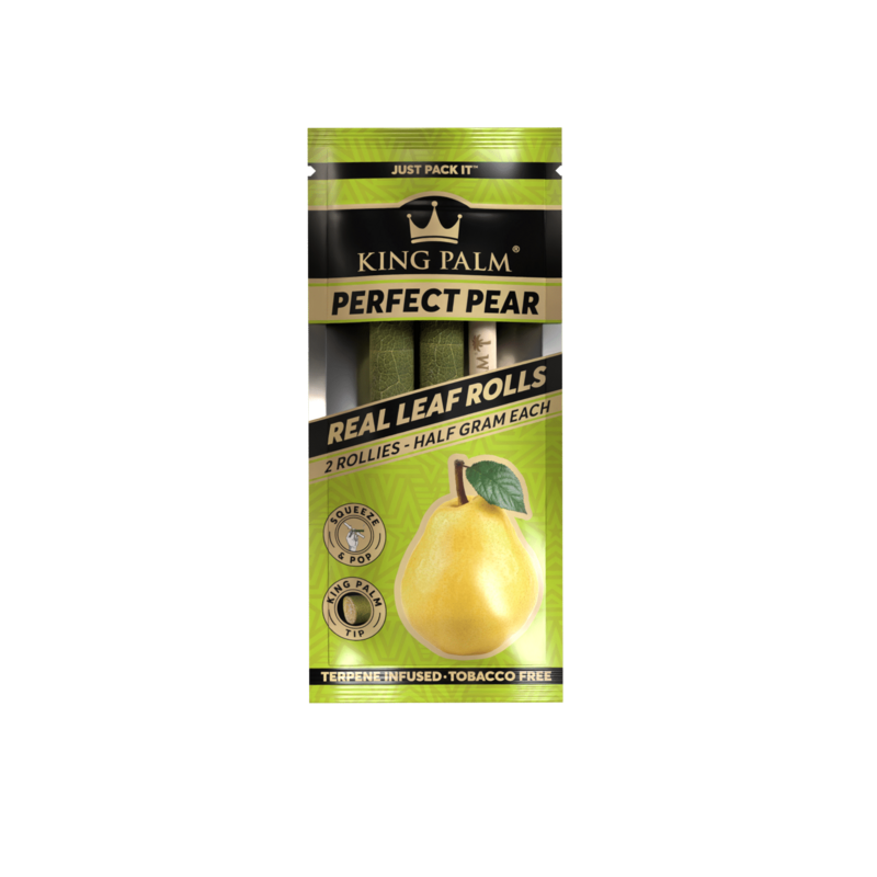 Tubos de hojas con sabor King Palm .5g 2 unidades