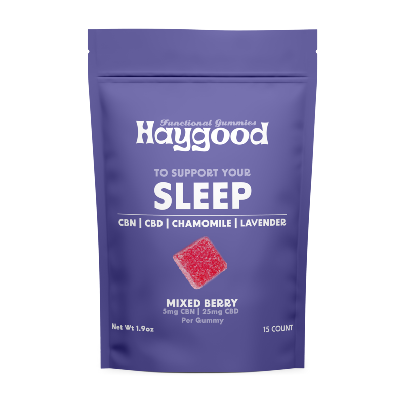 Haygood Farms Sleep Gummy 5mg CBN 25mg CBD 15ct