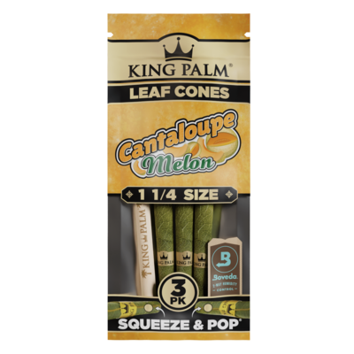 King Palm Flavored Leaf Cones (3ct with Boveda Pack)