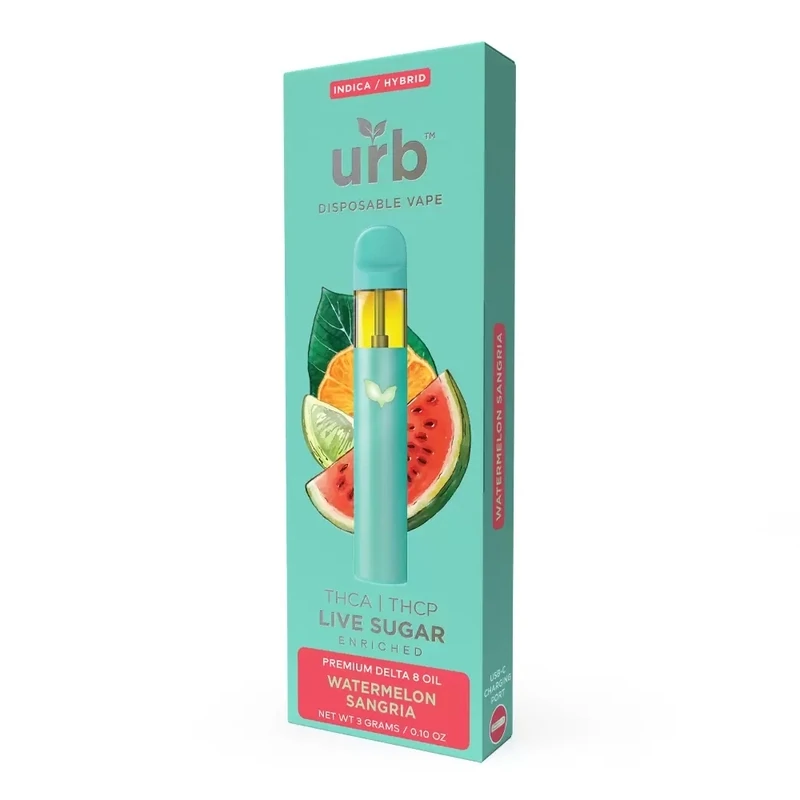 Urb Live Sugar Disposable (Vape Cay Paris ) 3g