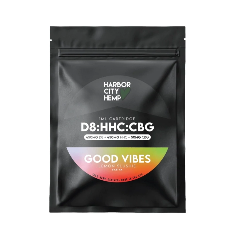 Harbor City Hemp Cartridge Good Vibes Delta 8 HHC CBG 1g