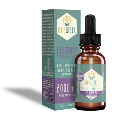 Bee Well CBD Slumber Tincture 2000mg