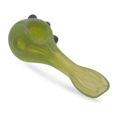 Slyme Green 4" Glass Hand Pipe