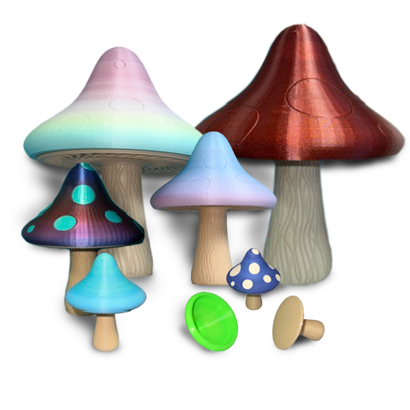 3D Mushrooms