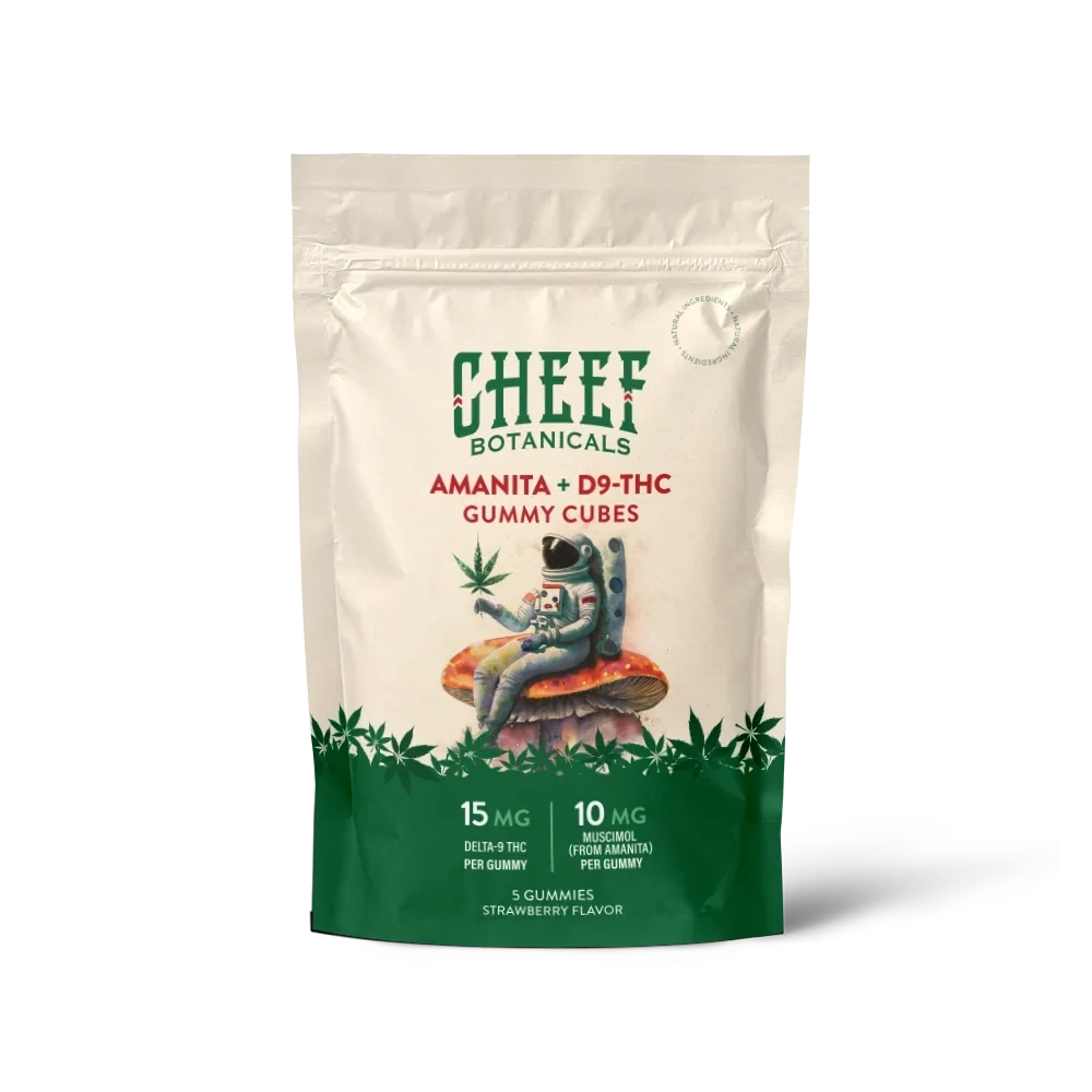 Cheef Botanicals Amanita Muscimol Delta 9 125mg 5ct Strawberry