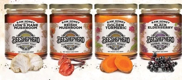 Bee Shepherd Infused Raw Honey 12oz