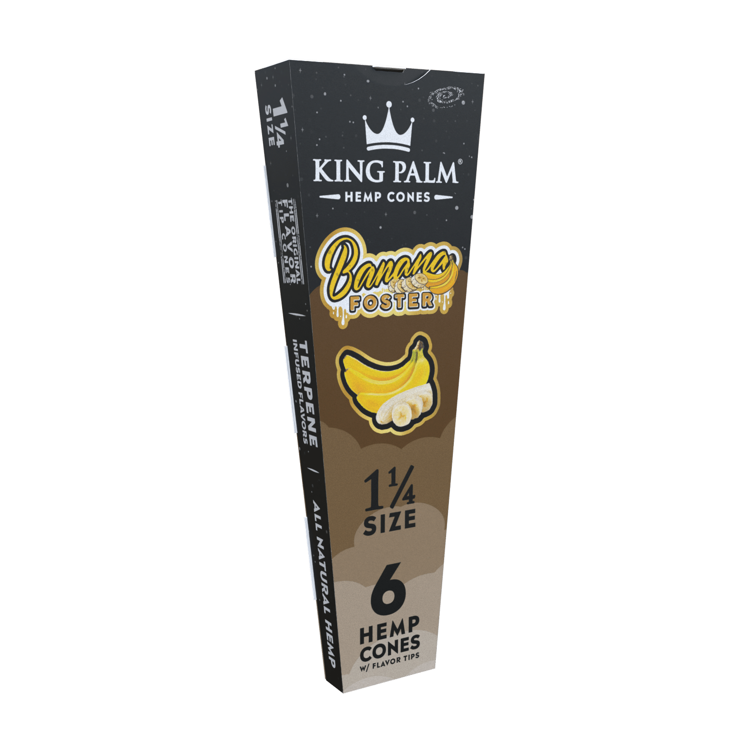 King Palm Cones 1 1/4 6ct, Flavor: Banana Foster