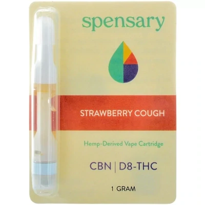 Spensary Cartridge Delta 8 CBN 1g Sativa Strawberry Cough