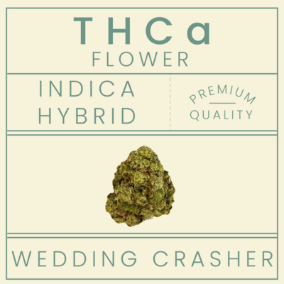 Bee Well CBD THCa Flower Wedding Crasher IH 21.19%
