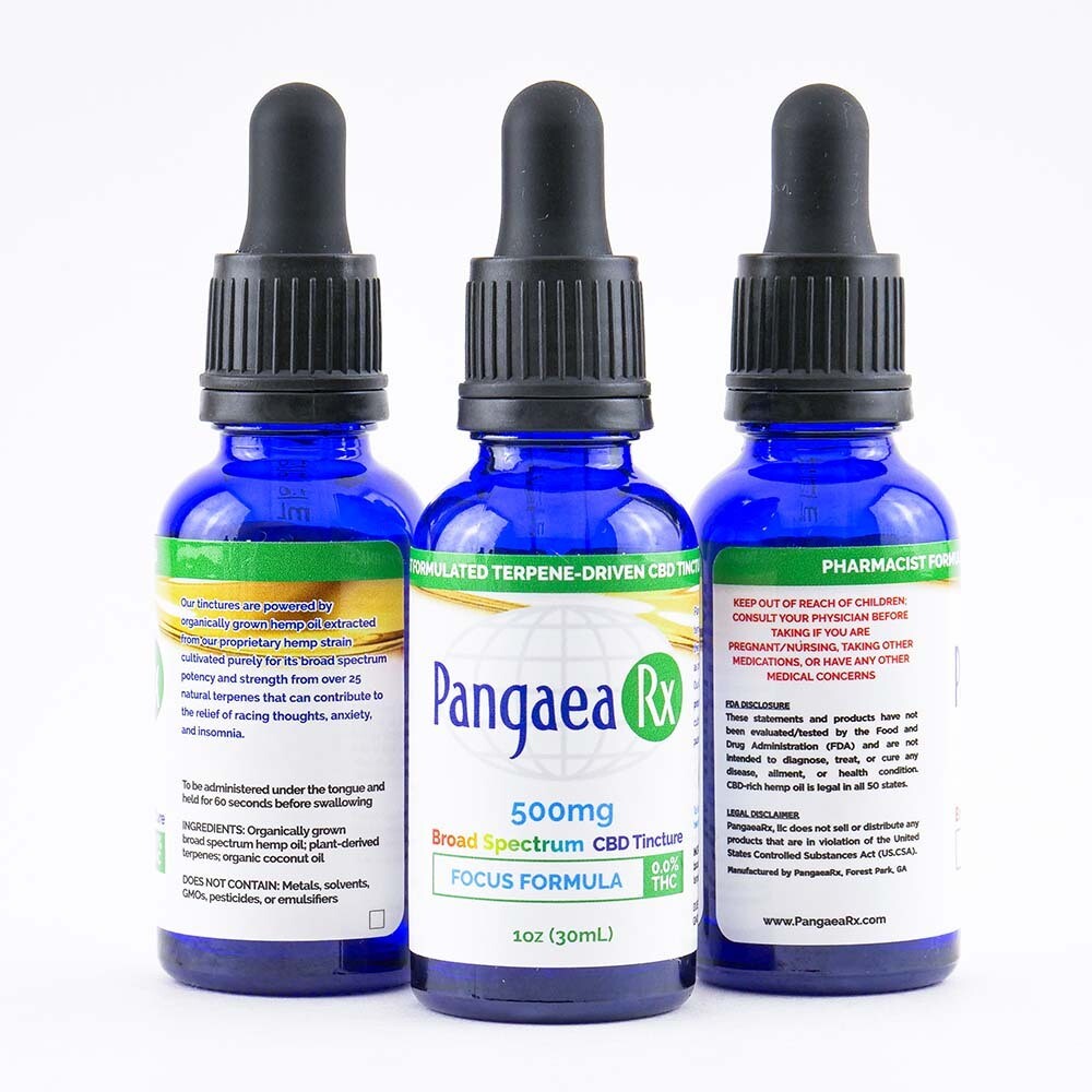PangaeaRx Tincture 30ml 1000mg Focus