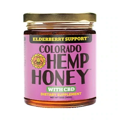 Expired Colorado Hemp Honey Elderberry 12oz 340mg