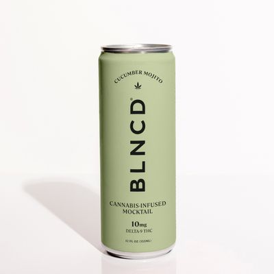 BLNCD Cannabis Infused Mocktail Delta 9 12oz 10mg, Flavor: Cucumber Mojito