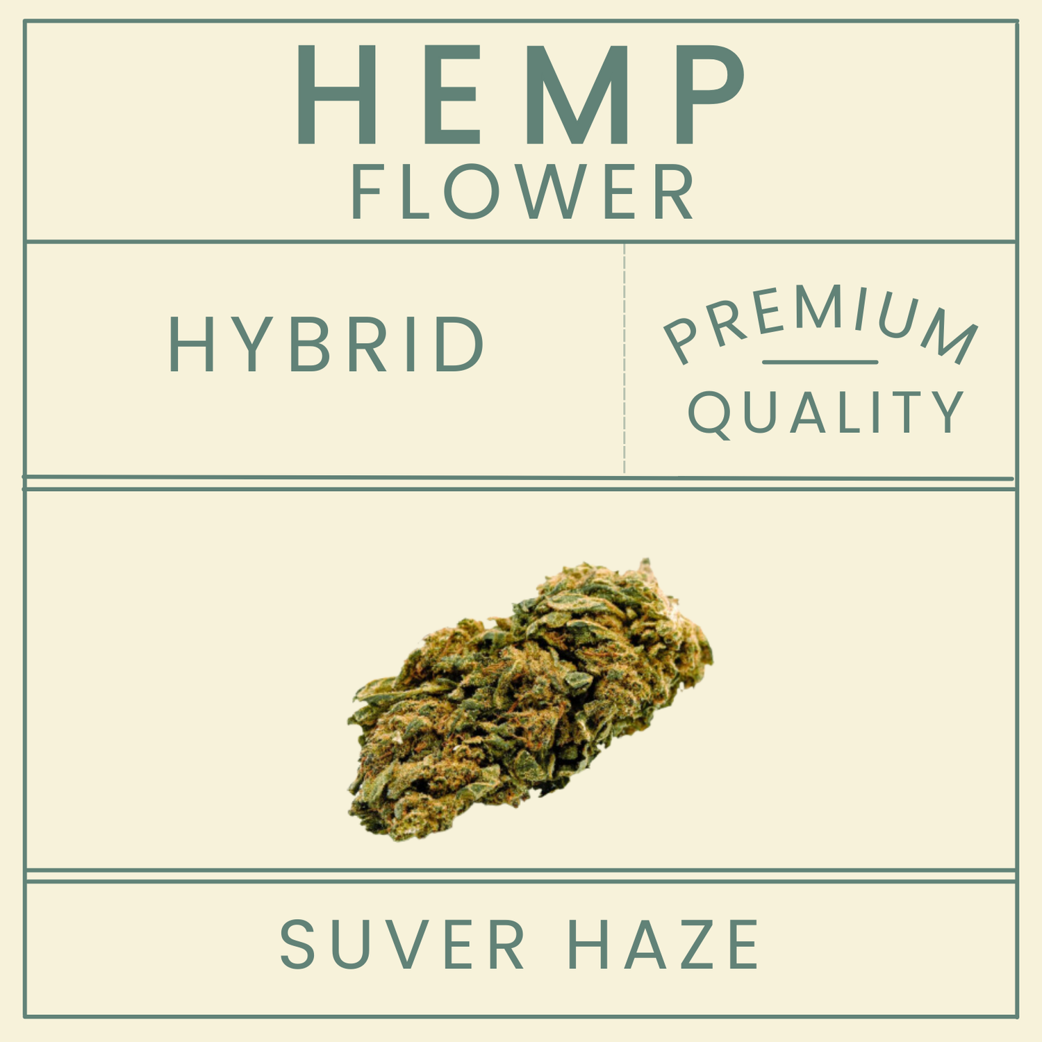 Bee Well CBD Hemp Flower Suver Haze , Size: 4 Grams