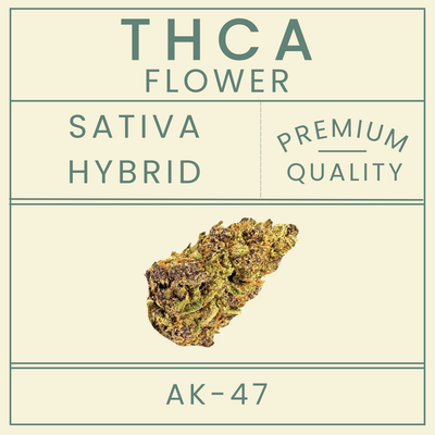 Bee Well THCa Flower Sativa-Hybrid AK-47 27.2%