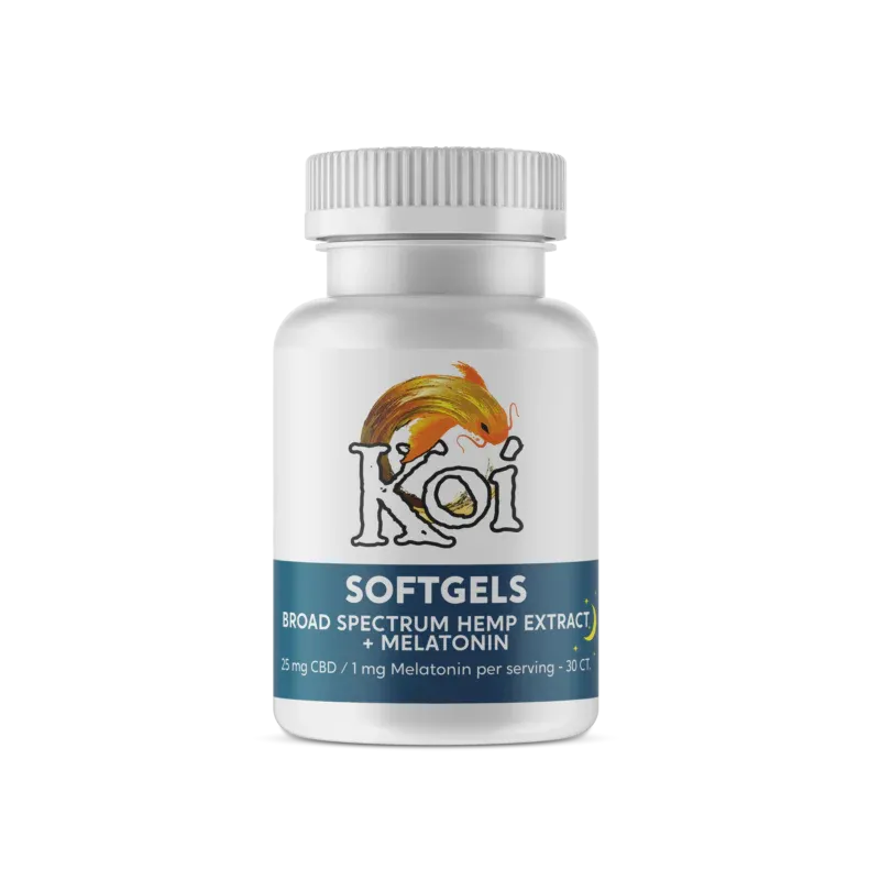 Koi Softgels Nighttime 30ct 25mg 1mg Melatonin