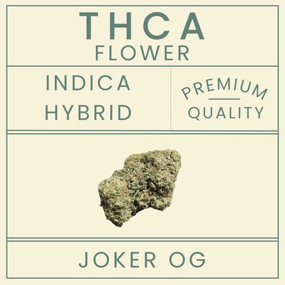 Bee Well THCa Flower Indica Hybrid Joker OG 18.9%