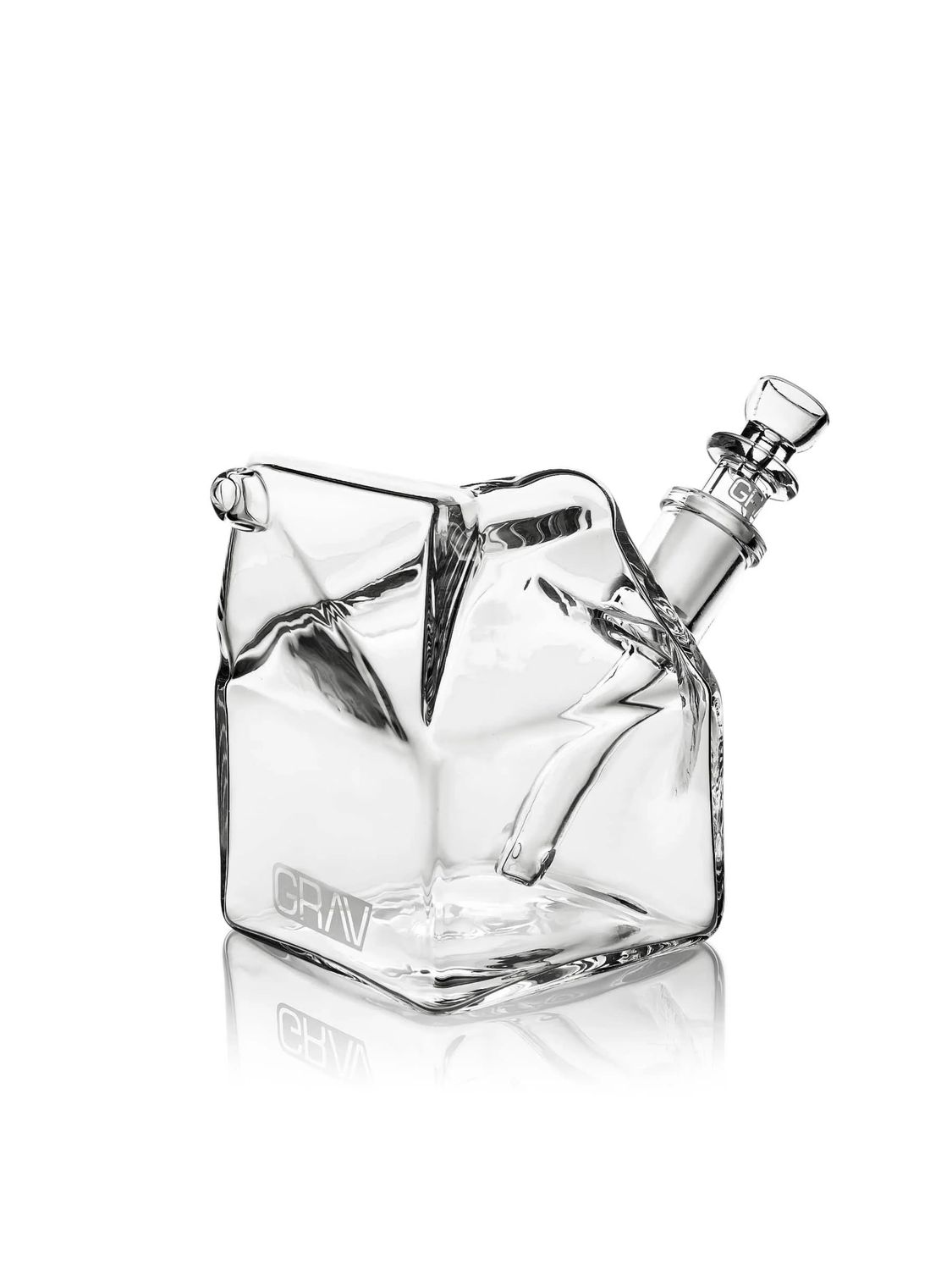 GRAV Milk Carton Bubbler 4&quot; 14mm Bowl