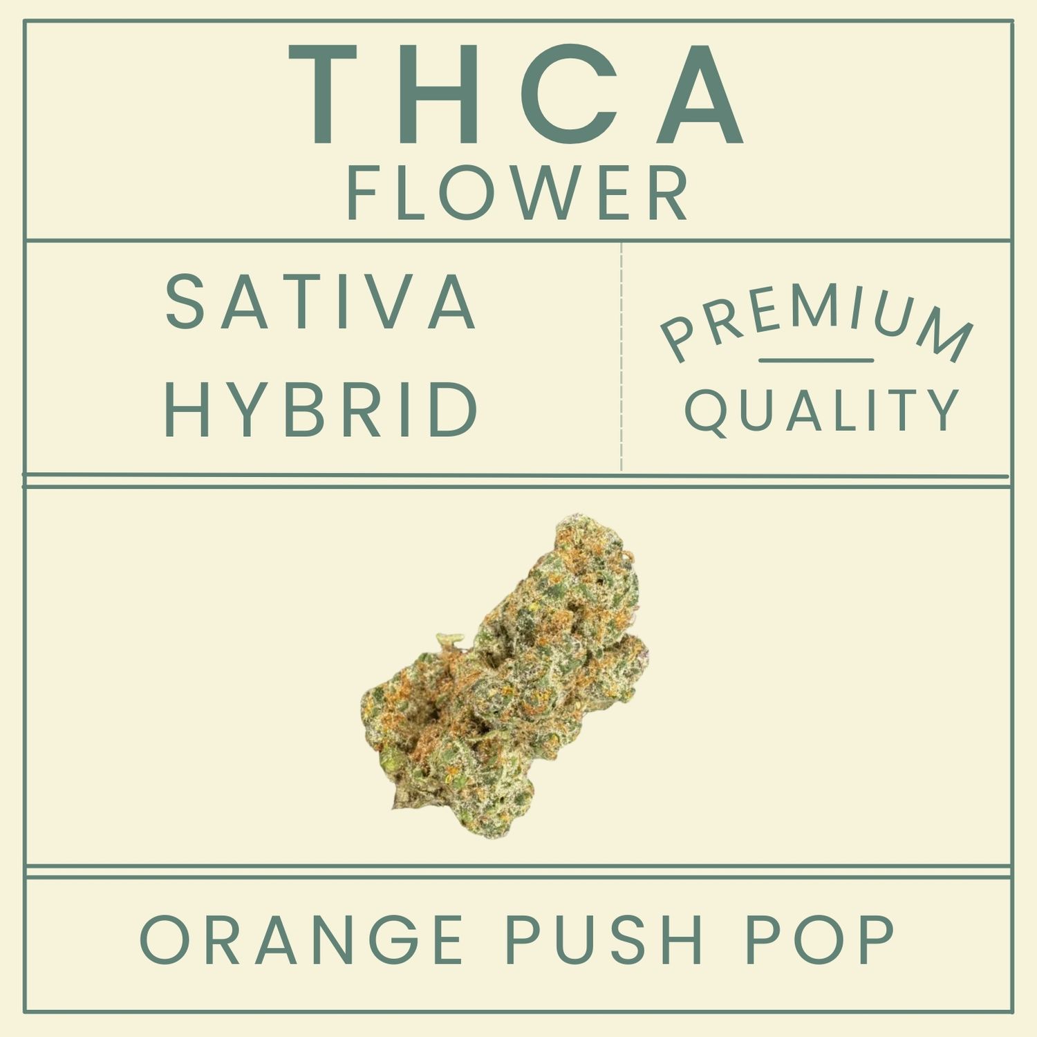 Bee Well THCa Flower Sativa Hybrid Orange Cream 30.91%