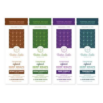 Bake Sale Terpene Infused Hemp Wraps 2ct
