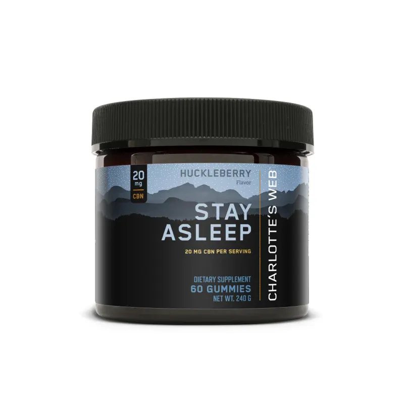Charlotte&#39;s Web Stay Asleep 20mg CBN Gummy 6 Count