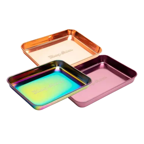 Blazy Susan Stainless Steel Rolling Tray