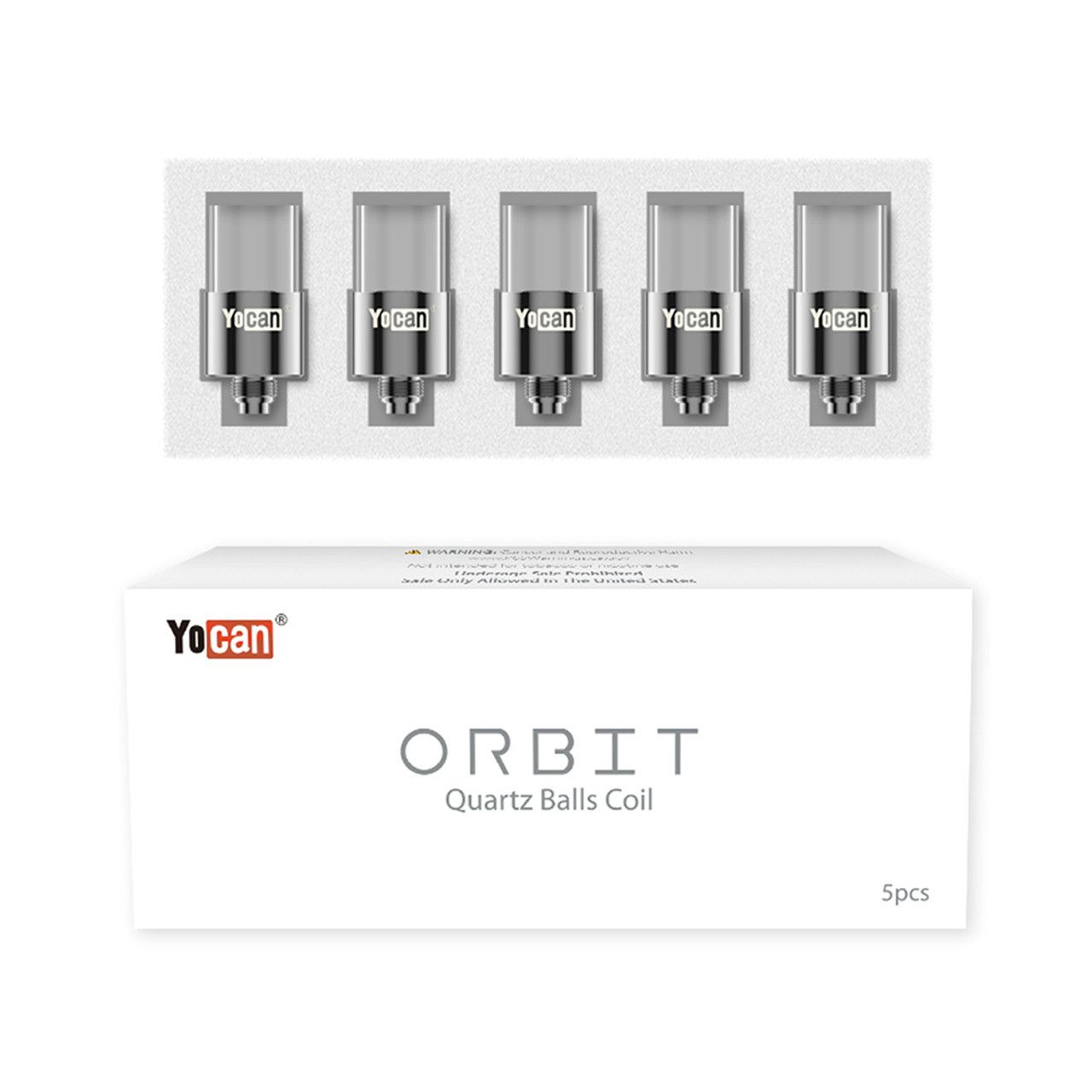 Yocan Orbit Coil Quartz Cup 5 Pack