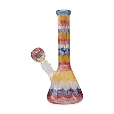 Pioneer Glass Tie Dye Water Pipe 10&quot;