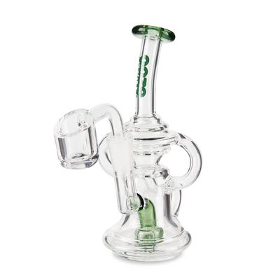 Ooze Surge Mini Recycler Dab Rig, Color: Slime Green