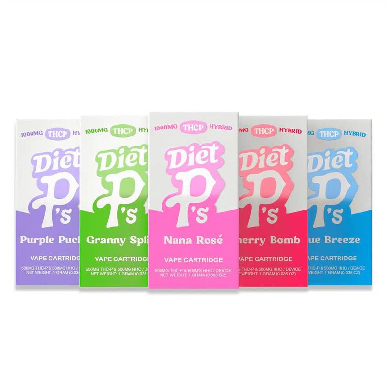 Diet P&#39;s Cartridge 1000mg THCp HHC Hybrid 