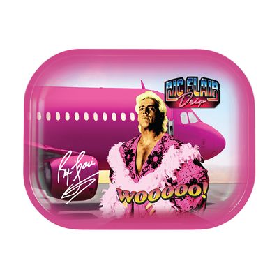 Ric Flair Drip Rolling Tray 11.5", Color: Pink Boa and Jet