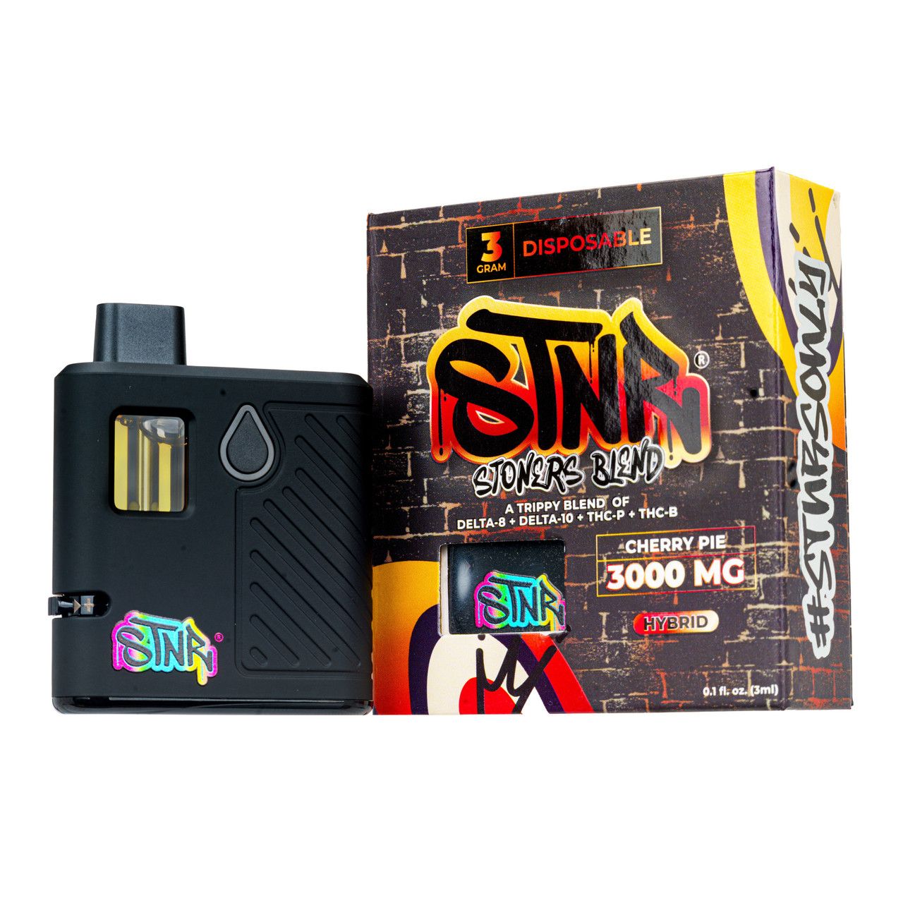 STNR Stoner Blend Disposable 3g Delta 8 Delta 10 THC-P THC-B Cherry Pie (Hybrid)