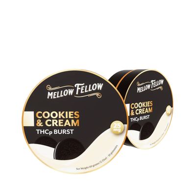 Mellow Fellow THCp Bursts 25mg Cookies and Cream