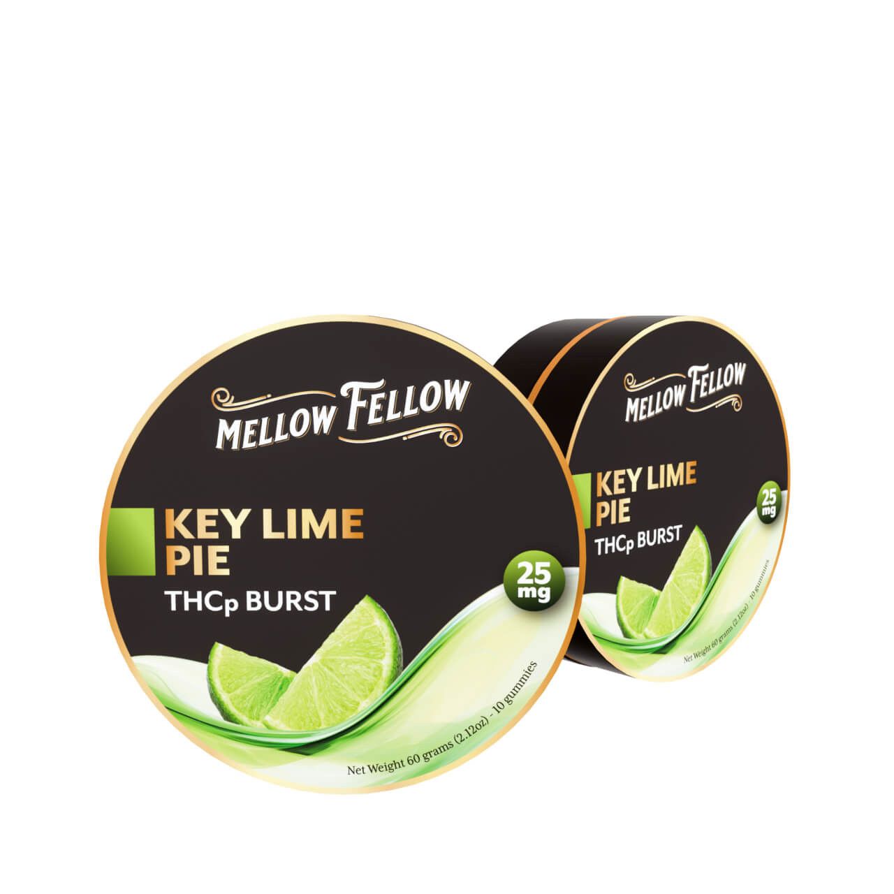 Mellow Fellow THCp Bursts 25mg Key Lime Pie