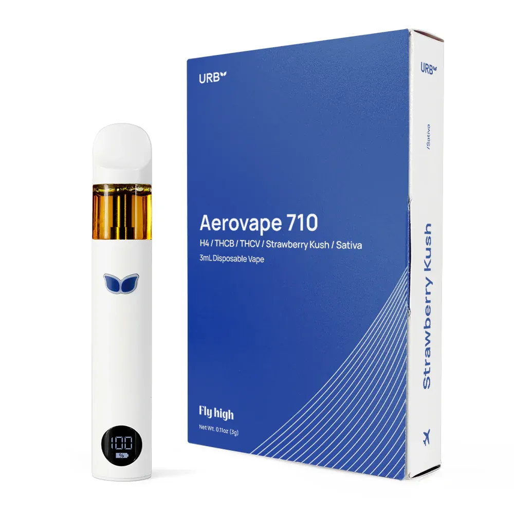 URB Aerovape 710 Clarity 3ml, Flavor: Strawberry Kush (Sativa)