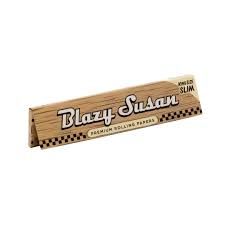 Blazy Susan Unbleached Rolling Paper King Size Wide 32ct