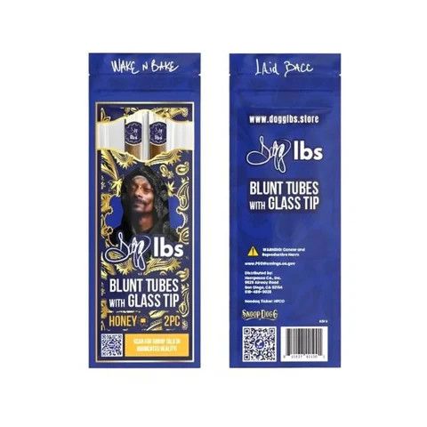 Dogg Lbs by Snoop Dogg - Blunt Tubes w/ Glass Tips, Flavor: Honey
