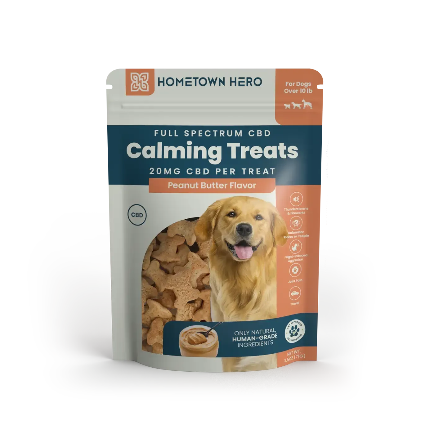 Hometown Hero CBD Dog Treats 20mg 30ct