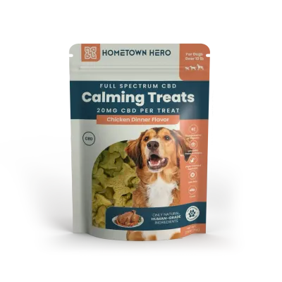 Hometown Hero CBD Dog Treats 20mg 30ct