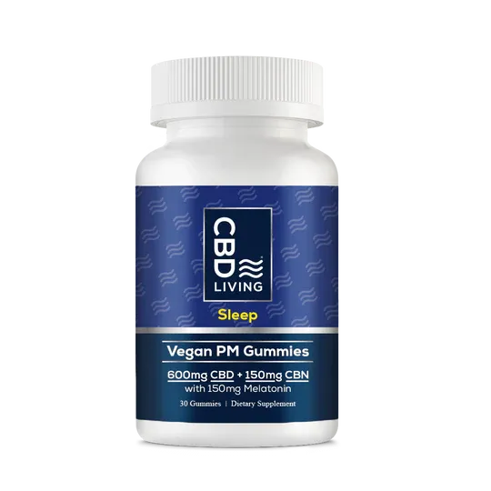 CBD Living Sleep Gummies 30ct 600mg CBD 150mg CBN 150mg Melatonin Assort Flavors