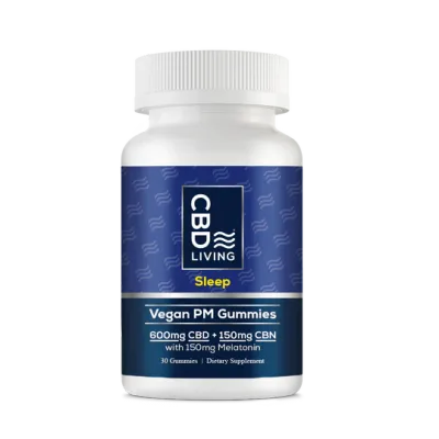 CBD Living Sleep Gummies 30ct 600mg CBD 150mg CBN 150mg Melatonin Assort Flavors
