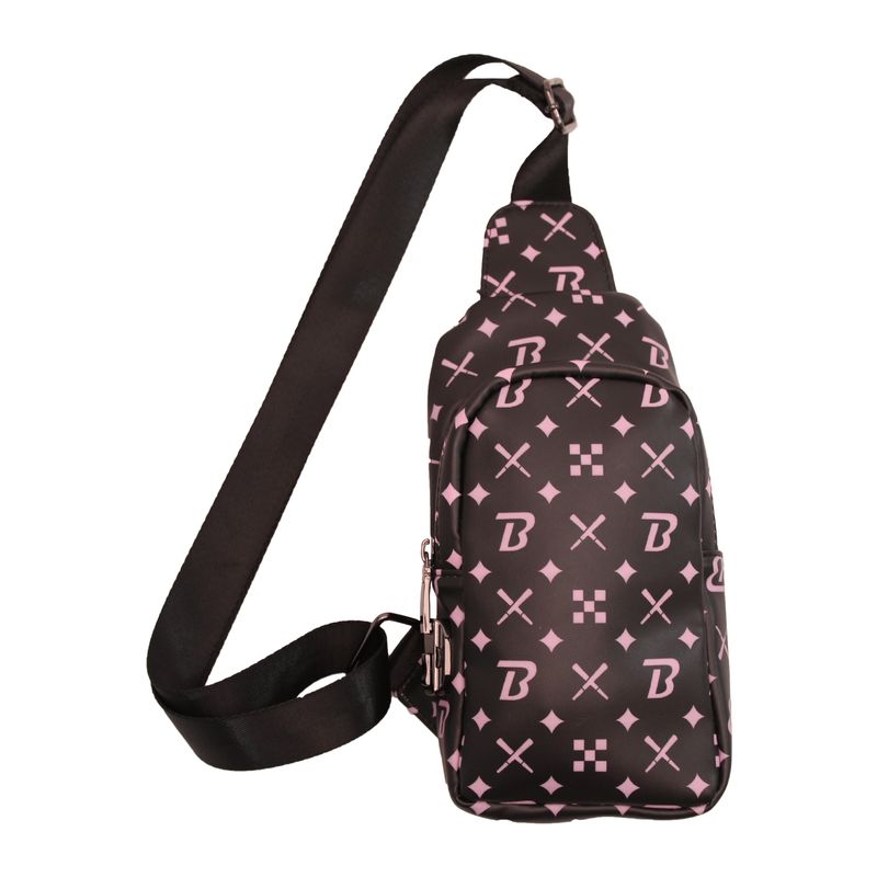 Blazy Susan Canvas Crossbody Bag Smell Proof Lockable 14.75 x 7.75