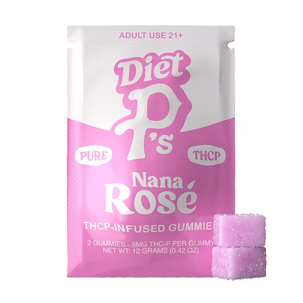 Diet P&#39;s Gummies 10mg THCp 2ct pack