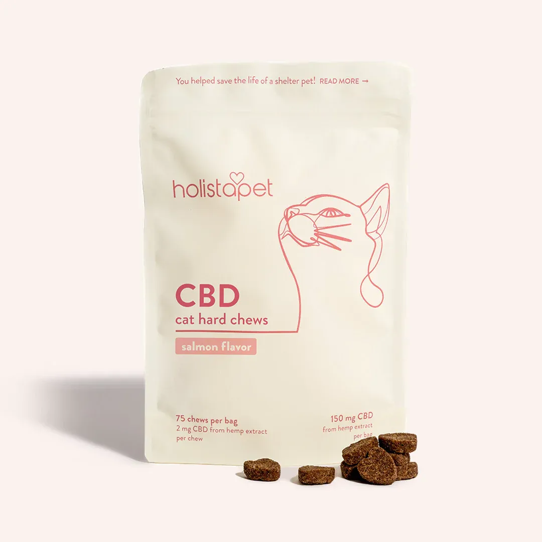 HolistaPet CBD Cat Treats Calming Soft42g 150mg