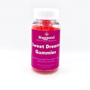 Haygood Sweet Dreams Gummy 30ct 5mg D9, 5mg CBD, 5mg CBD Live Resin