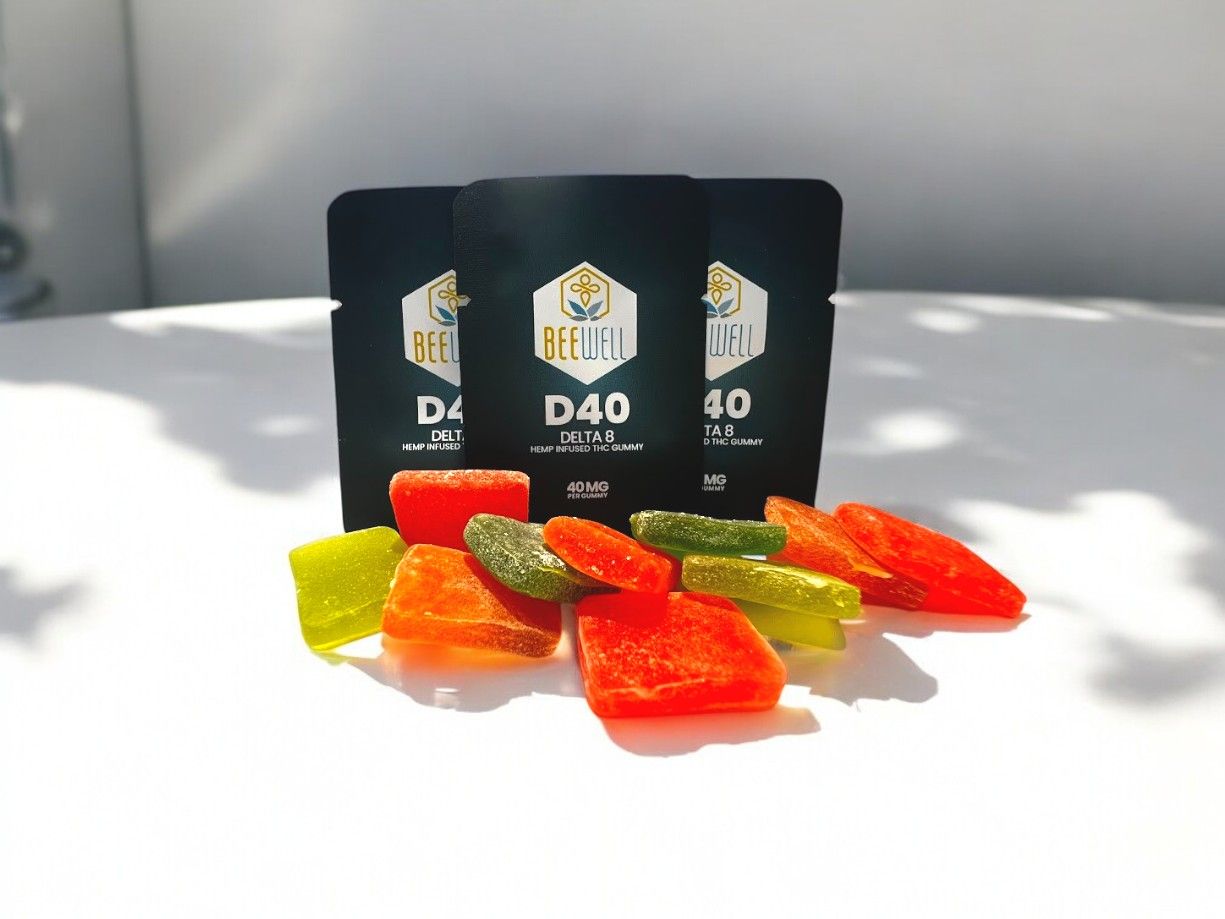 Bee Well CBD D40 Delta 8 Gummies  1ct 40mg