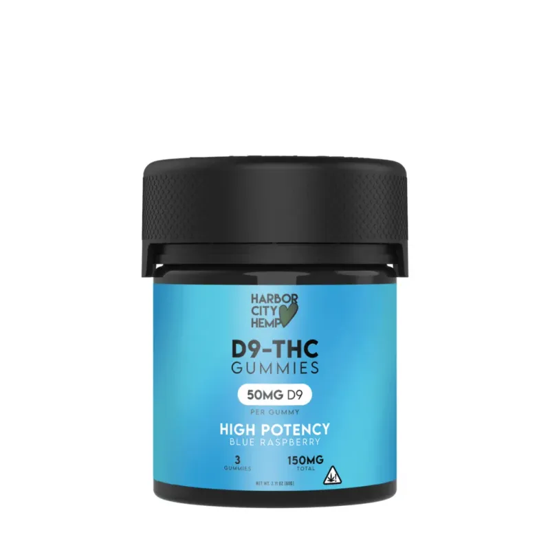 Harbor City Hemp High Potency Gummy 8ct 400mg D9