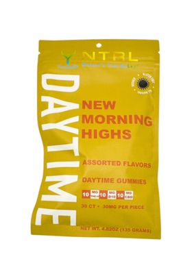 NTRL Daytime Gummy 10mg THCV 10mg D10 10mg CBD  30ct  Assorted Flavors