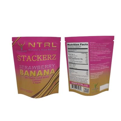 NTRL Stackers Live Resin Gummy 950mg D8 25mg D9 2mg THCA 10ct