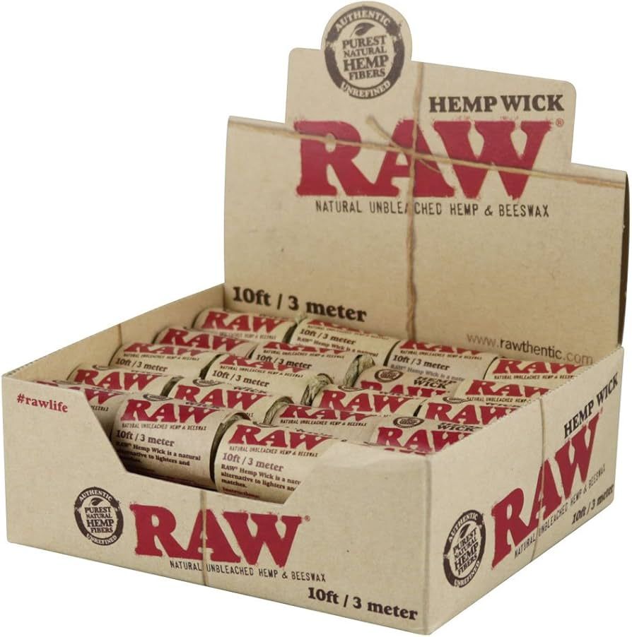 Raw Hemp Wick 10 ft. Bundle
